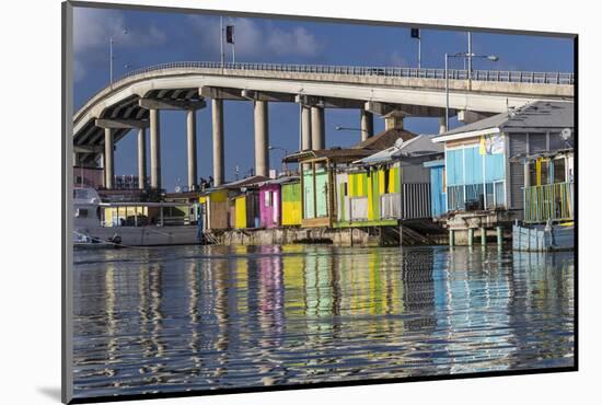 Bahamas, Nassau. Vendors' Shacks in Potters Cove-Don Paulson-Mounted Photographic Print