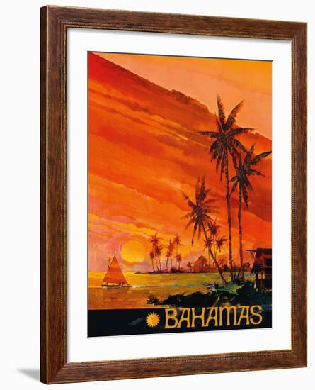 Bahamas - National Airlines-null-Framed Giclee Print