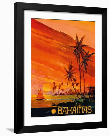 Bahamas - National Airlines-null-Framed Giclee Print