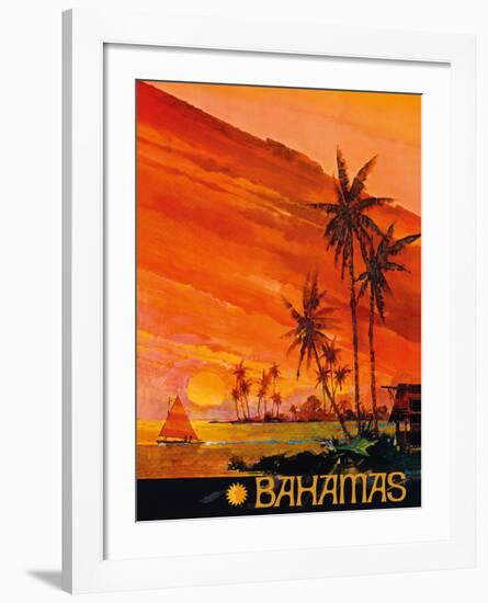 Bahamas - National Airlines-null-Framed Giclee Print