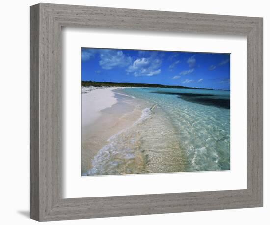 Bahamas. Pristine Beach-Kent Foster-Framed Photographic Print