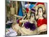 Bahamian Dolls at Straw Market, Nassau, Bahamas, Caribbean-Walter Bibikow-Mounted Photographic Print