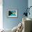 Bahamian Flag-bioraven-Framed Art Print displayed on a wall