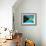 Bahamian Flag-bioraven-Framed Art Print displayed on a wall