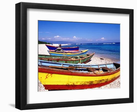 Baharona Fishing Village, Dominican Republic, Caribbean-Greg Johnston-Framed Photographic Print