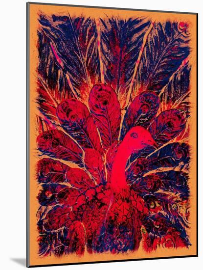 Bahaullah's Golden Peacock, 2016-Joy Lions-Mounted Giclee Print