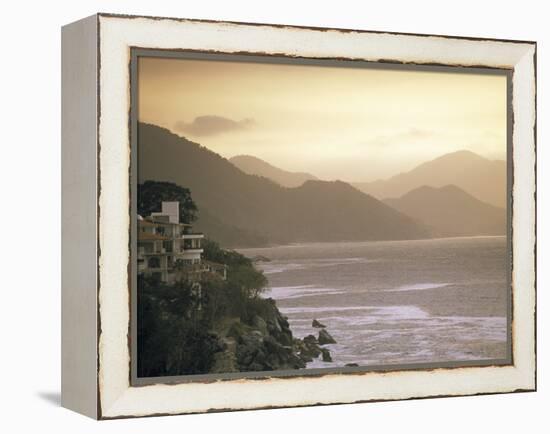 Bahia de Banderas, Mismaloya, Puerto Vallarta, Mexico-Walter Bibikow-Framed Premier Image Canvas