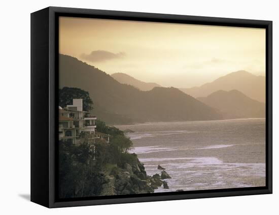 Bahia de Banderas, Mismaloya, Puerto Vallarta, Mexico-Walter Bibikow-Framed Premier Image Canvas