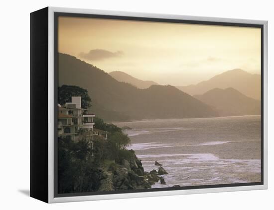 Bahia de Banderas, Mismaloya, Puerto Vallarta, Mexico-Walter Bibikow-Framed Premier Image Canvas