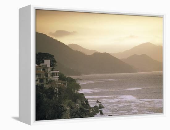 Bahia de Banderas, Mismaloya, Puerto Vallarta, Mexico-Walter Bibikow-Framed Premier Image Canvas