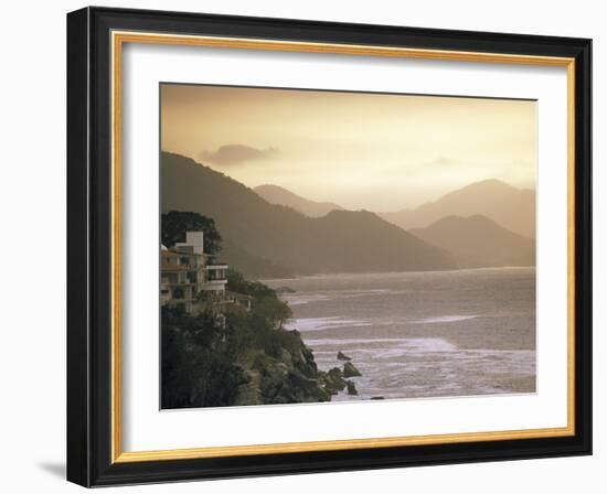 Bahia de Banderas, Mismaloya, Puerto Vallarta, Mexico-Walter Bibikow-Framed Photographic Print