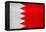 Bahrain Flag Design with Wood Patterning - Flags of the World Series-Philippe Hugonnard-Framed Stretched Canvas