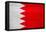 Bahrain Flag Design with Wood Patterning - Flags of the World Series-Philippe Hugonnard-Framed Stretched Canvas