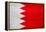 Bahrain Flag Design with Wood Patterning - Flags of the World Series-Philippe Hugonnard-Framed Stretched Canvas