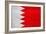 Bahrain Flag Design with Wood Patterning - Flags of the World Series-Philippe Hugonnard-Framed Art Print