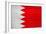 Bahrain Flag Design with Wood Patterning - Flags of the World Series-Philippe Hugonnard-Framed Art Print