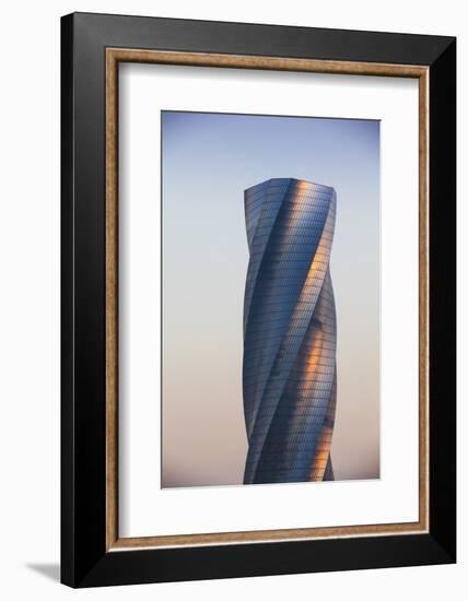 Bahrain, Manama, Bahrain Bay, United Tower also Called the Twisting Tower-Jane Sweeney-Framed Photographic Print