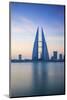 Bahrain, Manama, Bahrain Bay, View of Bahrain World Trade Center-Jane Sweeney-Mounted Photographic Print