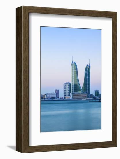 Bahrain, Manama, Bahrain Financial Harbour, Harbour Towers-Jane Sweeney-Framed Photographic Print