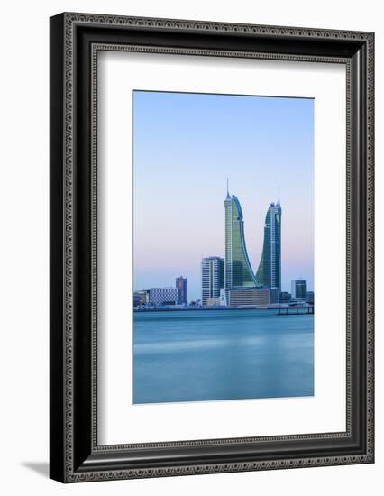 Bahrain, Manama, Bahrain Financial Harbour, Harbour Towers-Jane Sweeney-Framed Photographic Print