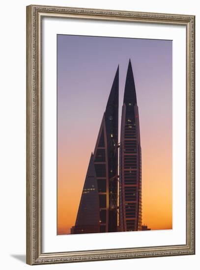 Bahrain, Manama, Bahrain World Trade Center-Jane Sweeney-Framed Photographic Print