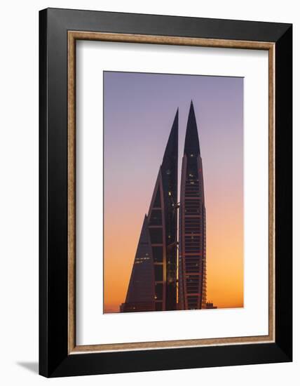 Bahrain, Manama, Bahrain World Trade Center-Jane Sweeney-Framed Photographic Print