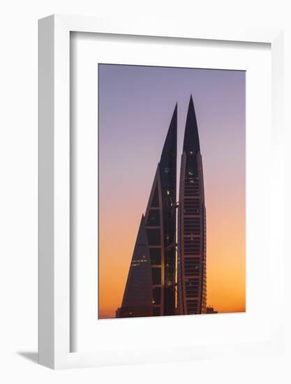 Bahrain, Manama, Bahrain World Trade Center-Jane Sweeney-Framed Photographic Print