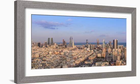 Bahrain, Manama, City Skyline-Jane Sweeney-Framed Photographic Print