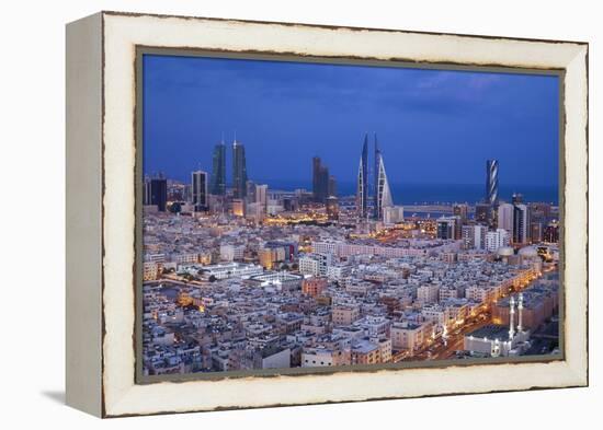 Bahrain, Manama, View of City Skyline-Jane Sweeney-Framed Premier Image Canvas