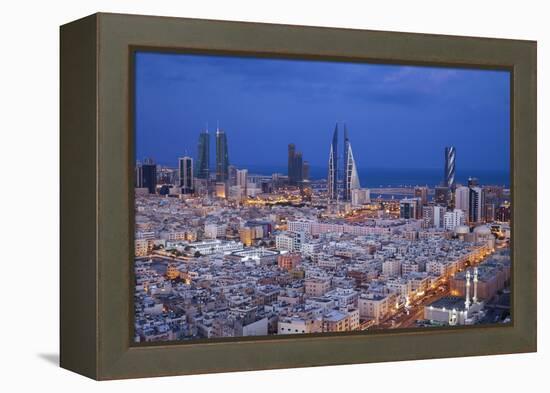 Bahrain, Manama, View of City Skyline-Jane Sweeney-Framed Premier Image Canvas