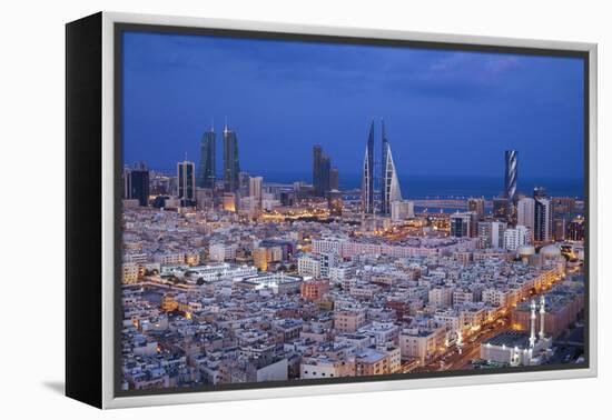 Bahrain, Manama, View of City Skyline-Jane Sweeney-Framed Premier Image Canvas