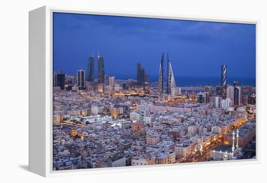 Bahrain, Manama, View of City Skyline-Jane Sweeney-Framed Premier Image Canvas