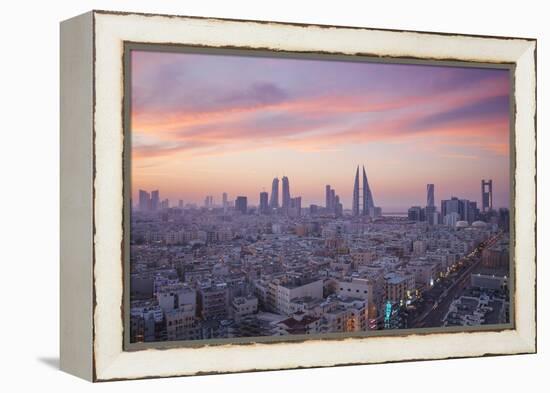 Bahrain, Manama, View of City Skyline-Jane Sweeney-Framed Premier Image Canvas