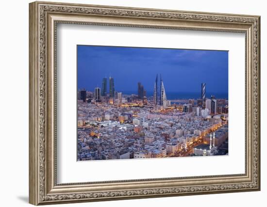 Bahrain, Manama, View of City Skyline-Jane Sweeney-Framed Photographic Print