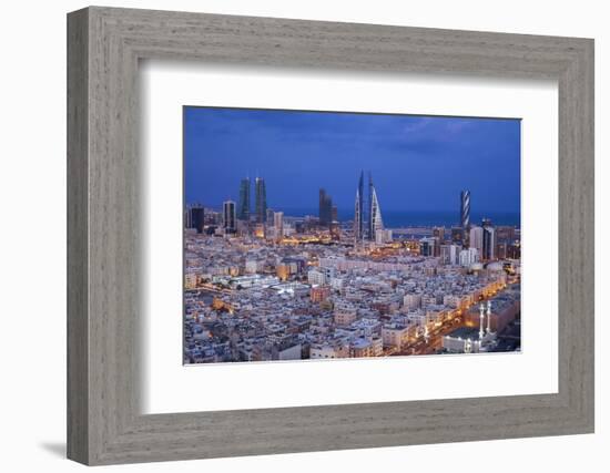 Bahrain, Manama, View of City Skyline-Jane Sweeney-Framed Photographic Print