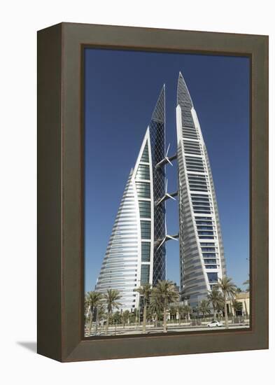 Bahrain World Trade Center, Manama, Bahrain, Middle East-Angelo Cavalli-Framed Premier Image Canvas