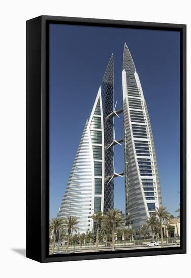 Bahrain World Trade Center, Manama, Bahrain, Middle East-Angelo Cavalli-Framed Premier Image Canvas