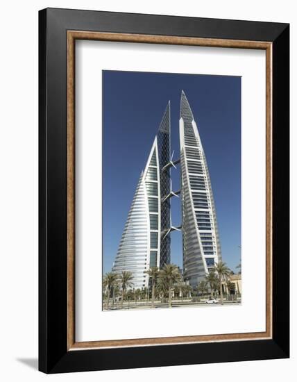 Bahrain World Trade Center, Manama, Bahrain, Middle East-Angelo Cavalli-Framed Photographic Print