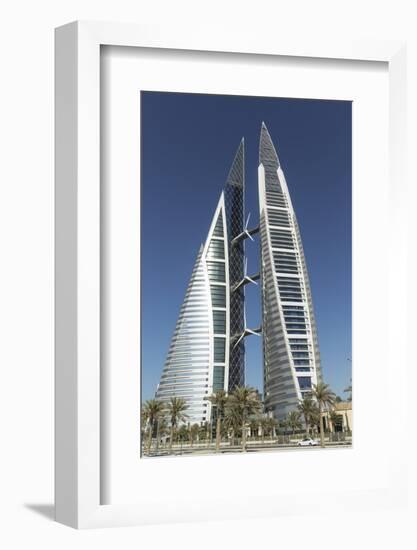 Bahrain World Trade Center, Manama, Bahrain, Middle East-Angelo Cavalli-Framed Photographic Print