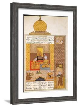 Bahram Visits the Princess of Turkestan, Illustration to "The Seven Princesses"-null-Framed Giclee Print