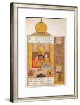 Bahram Visits the Princess of Turkestan, Illustration to "The Seven Princesses"-null-Framed Giclee Print