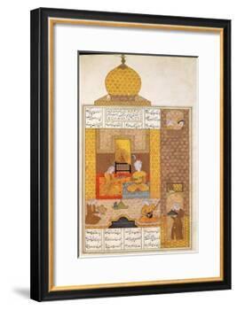 Bahram Visits the Princess of Turkestan, Illustration to "The Seven Princesses"-null-Framed Giclee Print