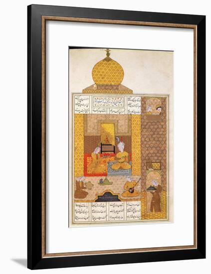 Bahram Visits the Princess of Turkestan, Illustration to "The Seven Princesses"-null-Framed Giclee Print