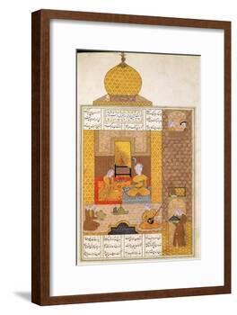 Bahram Visits the Princess of Turkestan, Illustration to "The Seven Princesses"-null-Framed Giclee Print