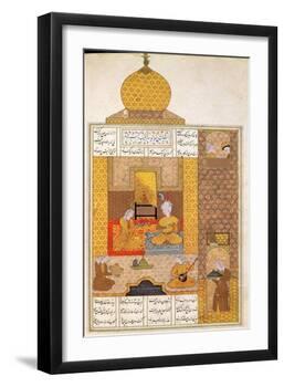 Bahram Visits the Princess of Turkestan, Illustration to "The Seven Princesses"-null-Framed Giclee Print