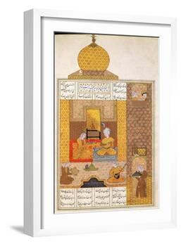 Bahram Visits the Princess of Turkestan, Illustration to "The Seven Princesses"-null-Framed Giclee Print