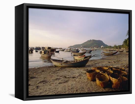 Bai Truoc Front Beach, Vung Tau Town, Saigon, Vietnam, Indochina, Southeast Asia-Alain Evrard-Framed Premier Image Canvas