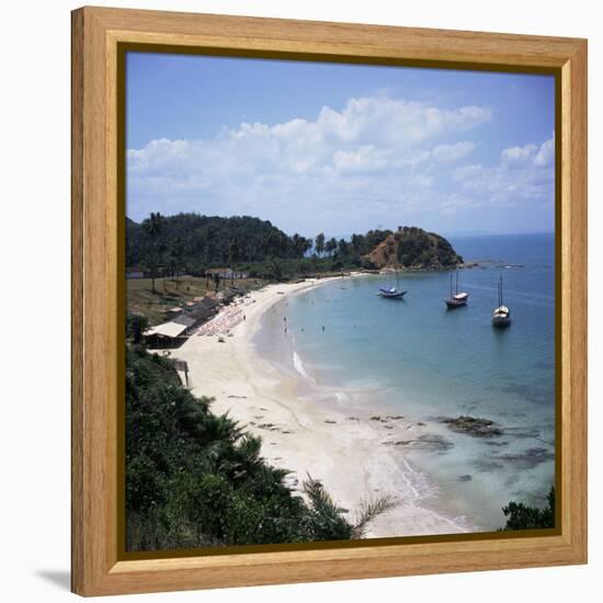 Baia (Bay) De Todos Os Santos, Near Salvador, Ilha (Island)_ Dos Frades, Bahia State, Brazil-Geoff Renner-Framed Premier Image Canvas