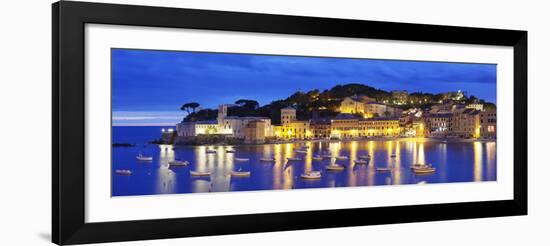 Baia Del Silenzio Bay, Old Town, Chiesa Di San Nicolo Church-Markus Lange-Framed Photographic Print