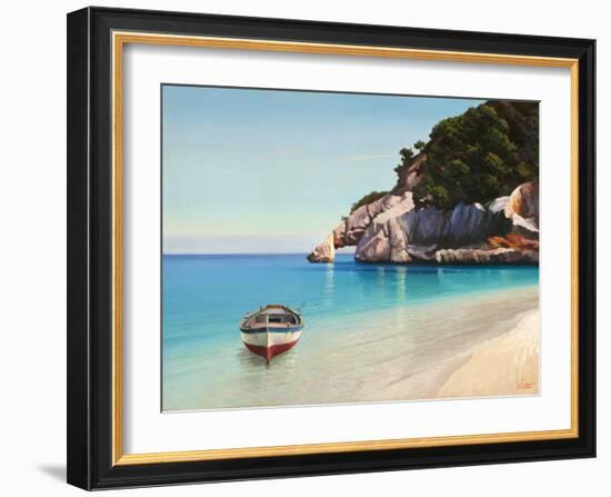 Baia mediterranea-Adriano Galasso-Framed Art Print